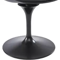 Vente-unique Set van 2 stoelen van polypropeen, kunstleer en metaal - Zwart - XAFY