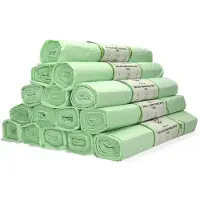 123schoon Aanbieding: 15x Bio-composteerbare zak 240 liter 115x140cm (15 rollen - 10 stuks)