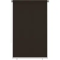 vidaXL Rolgordijn voor buiten 145(B)x230(H) cm HDPE bruin