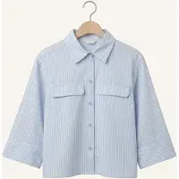 Grace & Mila Dames Tops & T-shirts Ss2617082 - Lichtblauw - Maat S
