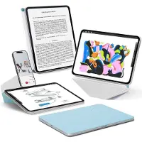 MOFT Hoes Geschikt voor iPad Pro 11 (2024/2025) - Dynamic Folio Book Case - Magnetische Beschermhoes met Standaard - 20+ Kijkhoeken - MOVAS Vegan Leer - Sleep/Wake - Blauw