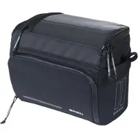 Basil Move - Stuurtas - 7-8L - Incl. waterdicht transparant venster - Gerecycled materiaal - Zwart