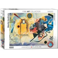 Eurographics Geel Rood Blauw door Kandinsky 1000 Stuk Puzzel