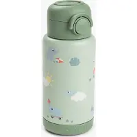 Done by Deer - Insulated straw bottle - Playground Green - 340 ml