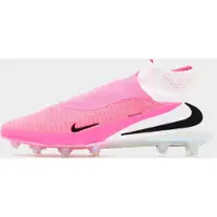 Nike Phantom 6 High Elite Kunstgras Voetbalschoenen (AG) Wit Felroze Zwart