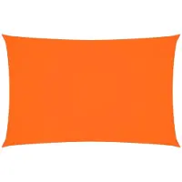 vidaXL Zonnescherm rechthoekig 4x7 m oxford stof oranje