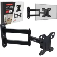 Macleans MC-740 TV-beugel, geschikt voor schermen van 13-23 inch, maximaal draaggewicht 30 kg, maximale VESA-maat 100x100