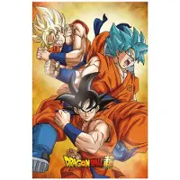 SD Toys Dragon Ball Super 3D Poster Champa Goku 38 x 58 cm Poster & Wallscrolls