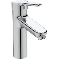 Ideal standard Ceraplus 2 wastafelkraan m. vaste zelflegende uitloop m. greep 11cm chroom BC100AA