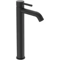 Ideal standard wastafelmengkraan Ceraline, verlengde voet, uitloop 150mm, model BC194XG, zwart (zijdezwart)