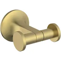 Ideal standard La Dolce Vita - Dubbele haakje, geborsteld goud T5504A2