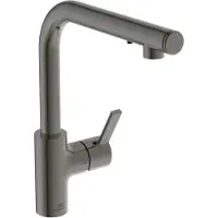 Ideal standard Gusto - Keukenkraan met zeepdispenser, Magnetic Grey A7817A5