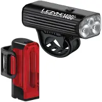 Lezyne Macro Drive 1400+ / Strip Drive Pro 400+ Lichtset
