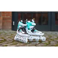 Raven Jumbo Profession 3-in-1 Skates Wit/Mint Maat 38-42