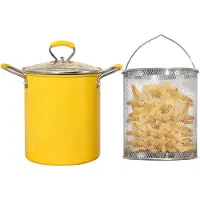 TIM. TIM Frituurpan 3 liter - Frituurpan - Geel - ‎17cm x 17cm x 18cm