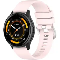 Eforyou Siliconen bandje Garmin Venu 4 41mm met stalen gesp - Roze