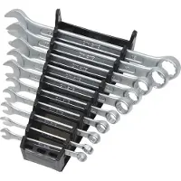 FAMEX 10355-10 Set van 10 combinatiesleutels in chroom vanadium staal, combinatiesleutelset