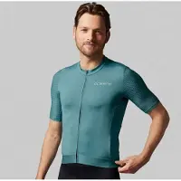 Acelera Intermediate Wielershirt - Fietsshirt Heren Korte Mouw - Wielrenshirt - Fietskleding - Groen - Maat M