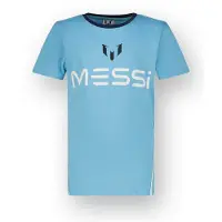Vingino T-shirt blauw Jongens Katoen Ronde hals Logo - maat 176