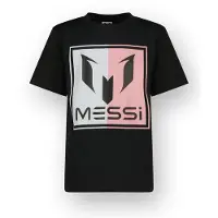 Messi T-shirt zwart Jongens Polyester Ronde hals Logo - maat 176