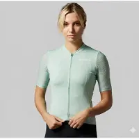 Acelera Intermediate Wielershirt - Fietsshirt Dames Korte Mouw - Wielrenshirt - Fietskleding - Mint - Maat XS