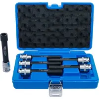 Bgs Dopsleutel + dopmoer, Doppenset E-profiel, extra lang aandrijfvierkant 12,5 mm (1/2") SW E10 ...