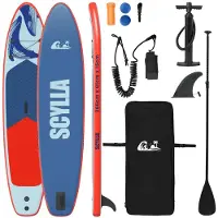 vidaXL Opblaasbare Stand Up Paddle Board SCYLLA 366 x 81 x 15 cm Blauw