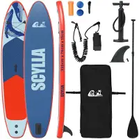 vidaXL Opblaasbare Stand Up Paddle Board SCYLLA 335 x 76 x 15 cm Blauw