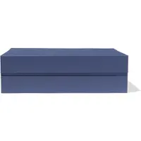 HEMA Doos met magnetische deksel A4 karton blauw