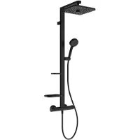 Ideal standard Ceratherm ALU+ doucheset, opbouwmodel, met thermostaat, afmetingen 34,5 x 50,1 x 111,3 cm