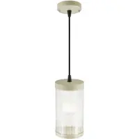 Nordlux Glazen hanglamp Coupar zand bruin