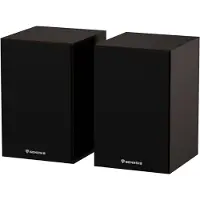 Genesis Arsen 302BT, speakerset 2.0, 20W totaal, Bluetooth 5.3 en bekabeld, MDF behuizing, 4 inch woofer, 1,25 inch tweeter, bassreflex voorzijde, RCA en 3,5mm jack, netvoeding 230V, bruin
