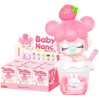 Robotime Rolife BabyNanci Milk Tea Series Surprise Figure Dolls NDXX Whole Set(6 PCS)
