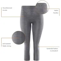 Falke Damespanty 3/4 Tights Wool-Tech Light | Maat XS