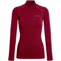 Falke Damen Maximum Warm High Neck sneldrogend functioneel materiaal functioneel shirt met lange mouwen dames merlot - maat 8117