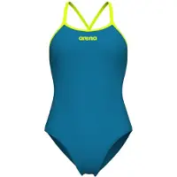 Arena Badpak 'TIE BACK SOLID' groen / neongroen