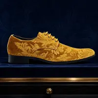 Lureaux Golden Velvet Paisley - - Nette Kleurrijke Schoenen Met - Of Zonder - Print - Heren