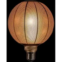 Annas collection Led Bulb Palm leaf Pattern Matt Gold 125 x 170 mm 4W-2200K en E Anna's Collection