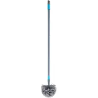 Linea Ragebol Met Telescoopsteel 1.70m Wit wit Kunsthaar Plumeau