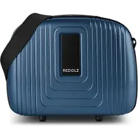 Redolz Toilettas donkerblauw / zwart / wit