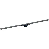 Geberit CleanLine - Douchegoot 30-110 cm, geborsteld zwart chroom 154.448.QC.2