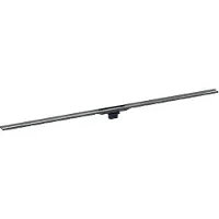 Geberit CleanLine - Rooster voor douchegoot 80, 30-90 cm, zwart chroom/geborsteld chroom 154.440.QC.1