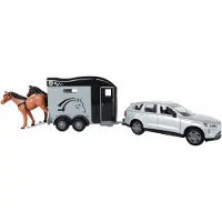 Kids Globe Volvo EX90 met Cheval Liberté Paardentrailer