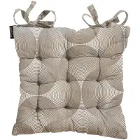 Madison Toscanekussen Napels Rondo Taupe Water Reppelent Coating (46x 46 cm)