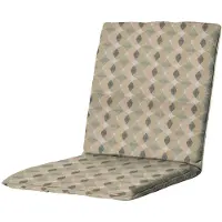 Madison stapelstoel tuinkussen Rae green - 50% Katoen / 45% Polyester / 5% Diverse - Tuinkussens lage rug dun - |