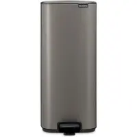 Brabantia Bo Pedaalemmer - 30 liter - Platinum