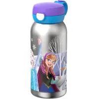 Mepal Isoleerfles met flipdop Campus - 500 ml - Waterfles RVS - Lekdicht - Hygiënische deksel - Frozen Friends