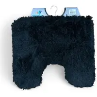 Coppens Toiletmat bergen zwart 50x60 cm