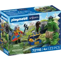 Playmobil 72116 Trol met schat van Leeuwenridder |