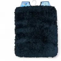 Coppens Bidetmat bergen zwart 50x60 cm |